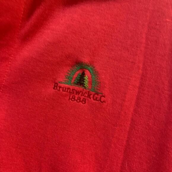 Vintage womens polo golf shirt open necked polo from Brunswick country club! - Picture 3 of 5